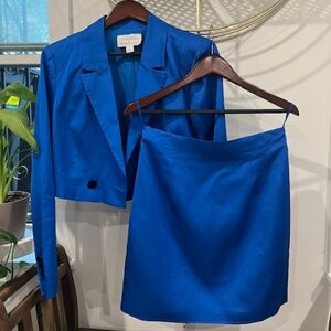 Mare Mare x Anthropologie Blazer and Mini Skirt Set